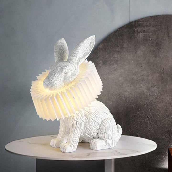 Modern Creative Rabbit Table Lamp in Resin &amp; PC — Kids Bedroom Lighting | Havora