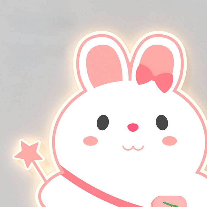 Creative Cartoon Rabbit Unicorn Kids LED Wall Sconce Lamp