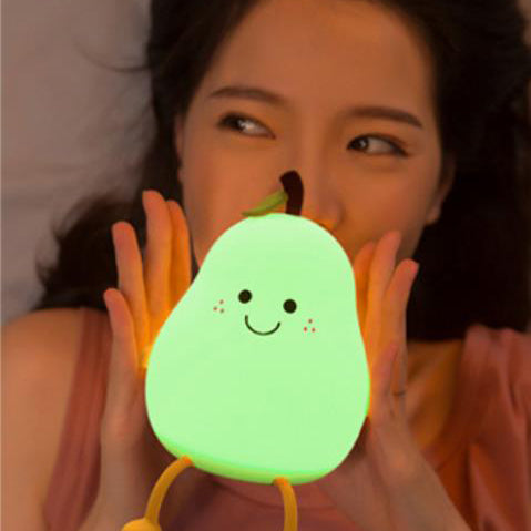 Creative Fruit Night Light in Silicone — Bedside Lighting | Havora