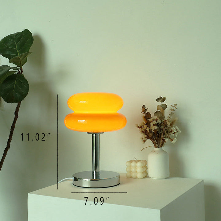 Modern Iron &amp; Glass Table Lamp for Living Room | Havora Designer Lighting