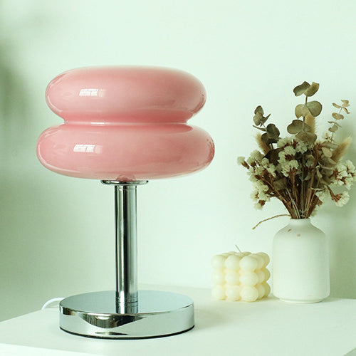 Modern Iron &amp; Glass Table Lamp for Living Room | Havora Designer Lighting