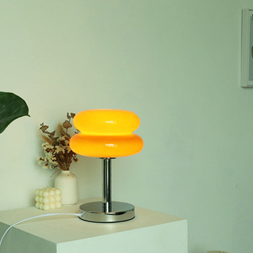 Modern Iron &amp; Glass Table Lamp for Living Room | Havora Designer Lighting