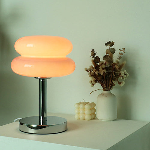 Modern Iron &amp; Glass Table Lamp for Living Room | Havora Designer Lighting