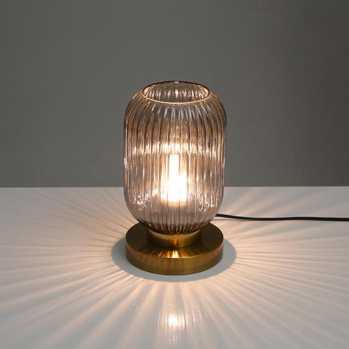 Nordic Glass &amp; Iron Table Lamp for Living Room | Havora Designer Lighting