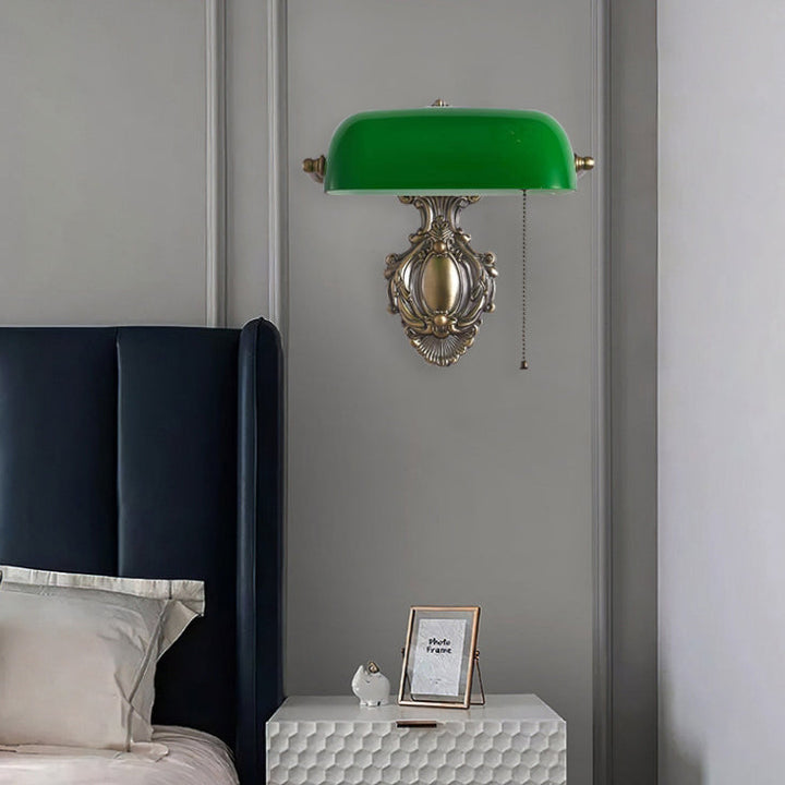 Copper &amp; Glass Wall Sconce, Contemporary Retro Design for Bedroom | Havora Lighting