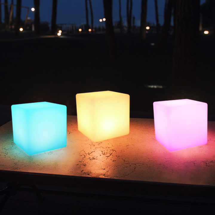 Creative Geometric Night Light in PE — Bedside Lighting | Havora