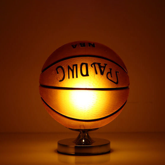 Sports Ball Table Lamp in Hardware &amp; Glass — Kids Bedroom Lighting | Havora