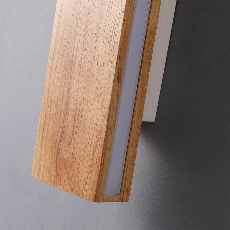 Simple Wall Sconce in Acrylic &amp; Iron — Hallway Lighting | Havora