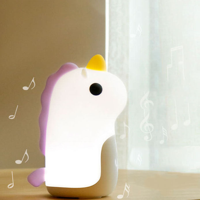 Cartoon Unicorn Timer Alarm Clock LED Night Light