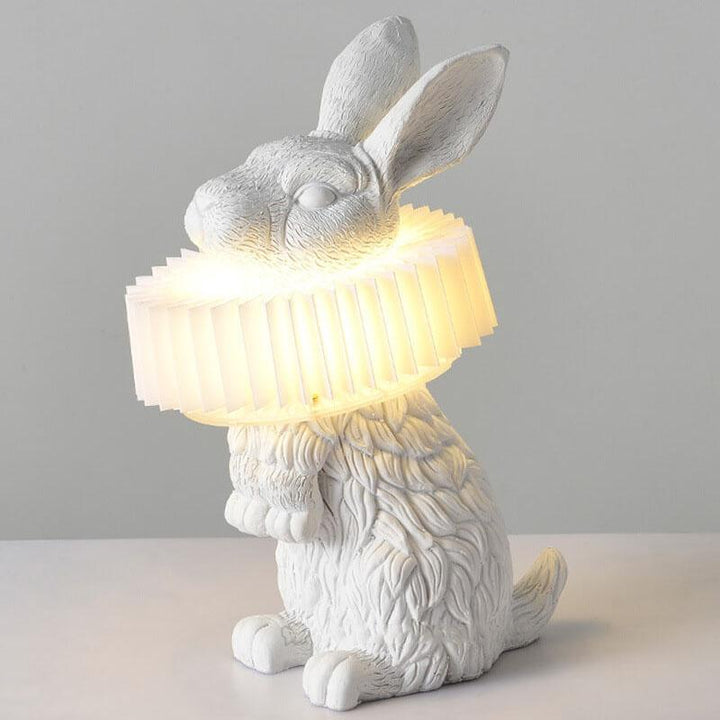Modern Creative Rabbit Table Lamp in Resin &amp; PC — Kids Bedroom Lighting | Havora
