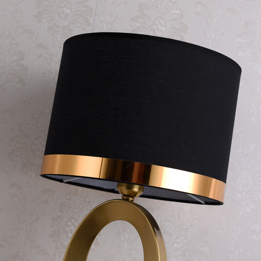 Modern Luxury Iron &amp; Fabric Table Lamp for Living Room | Havora Designer Lighting