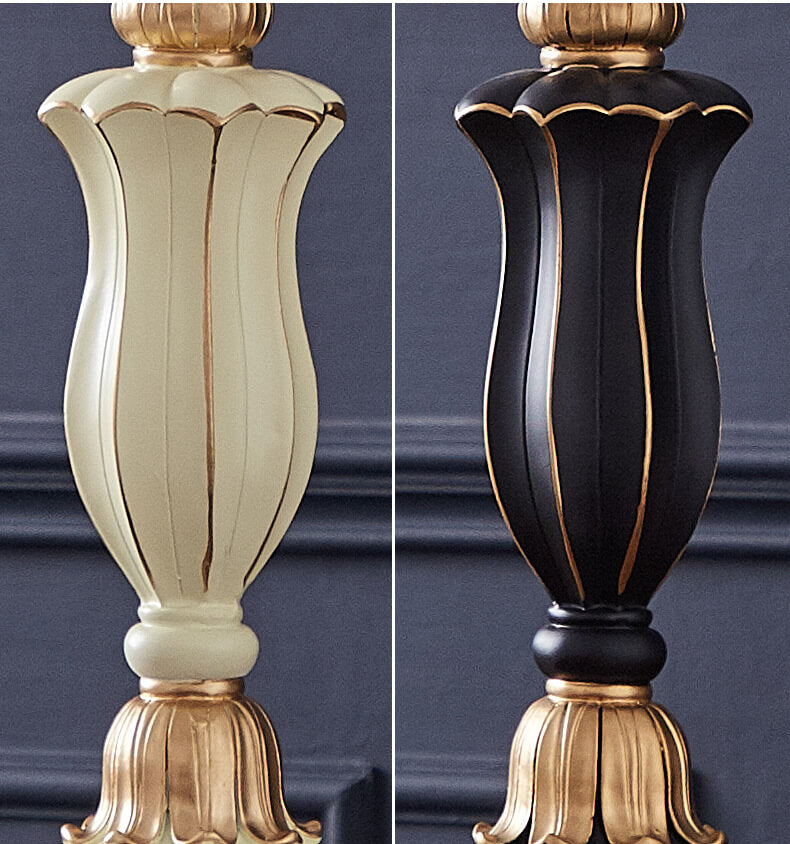 Classical Table Lamp in Resin &amp; Fabric — Living Room Lighting | Havora