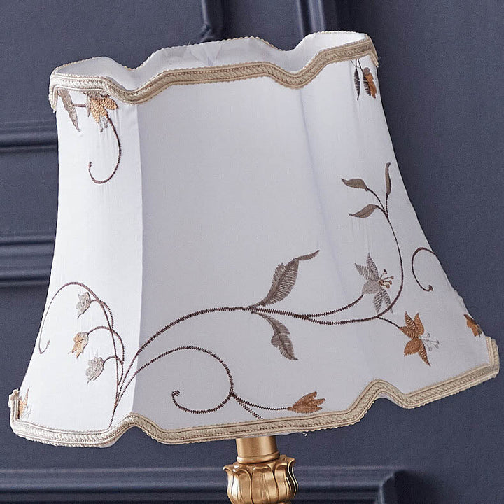 Classical Table Lamp in Resin &amp; Fabric — Living Room Lighting | Havora