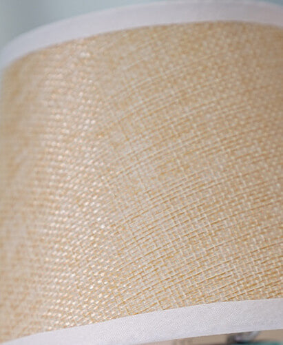 Vintage Linen Wood &amp; Fabric Table Lamp for Bedroom | Havora Designer Lighting