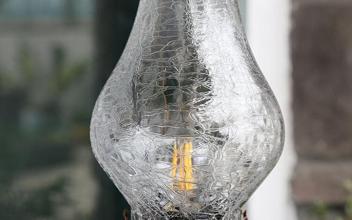 Metal &amp; Glass Table Lamp, Vintage Antique Design for Living Room | Havora Lighting