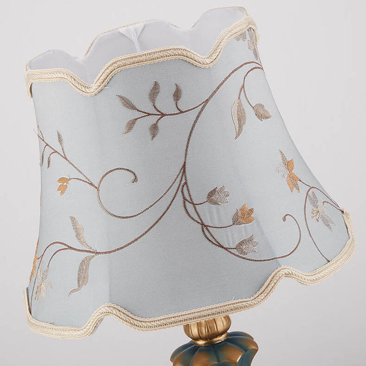 Classical Table Lamp in Resin &amp; Fabric — Living Room Lighting | Havora