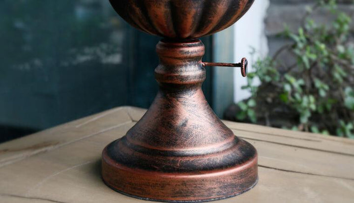 Metal &amp; Glass Table Lamp, Vintage Antique Design for Living Room | Havora Lighting