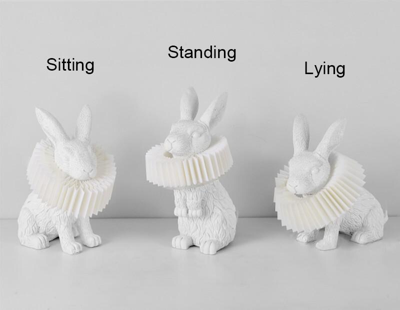 Modern Creative Rabbit Table Lamp in Resin &amp; PC — Kids Bedroom Lighting | Havora
