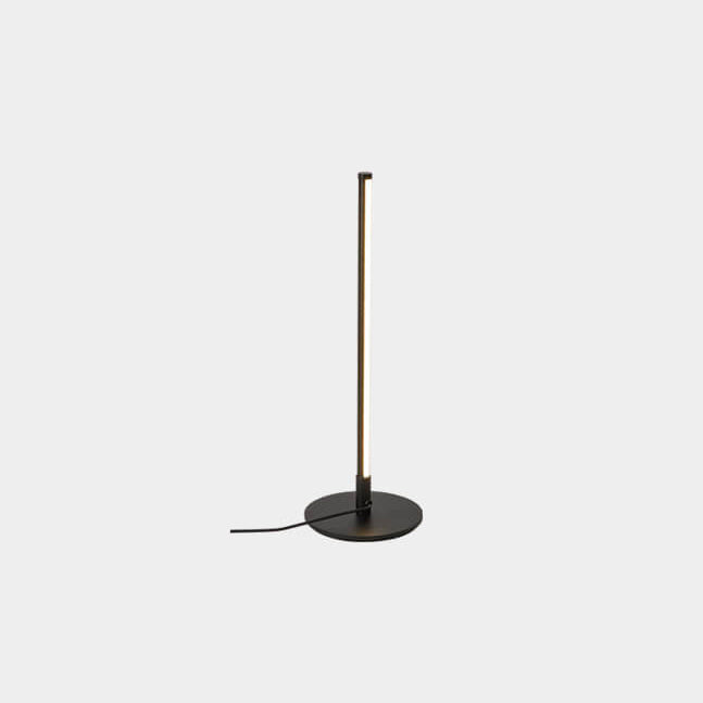 Modern Minimalist Linear Acrylic &amp; Metal Table Lamp for Living Room | Havora Designer Lighting