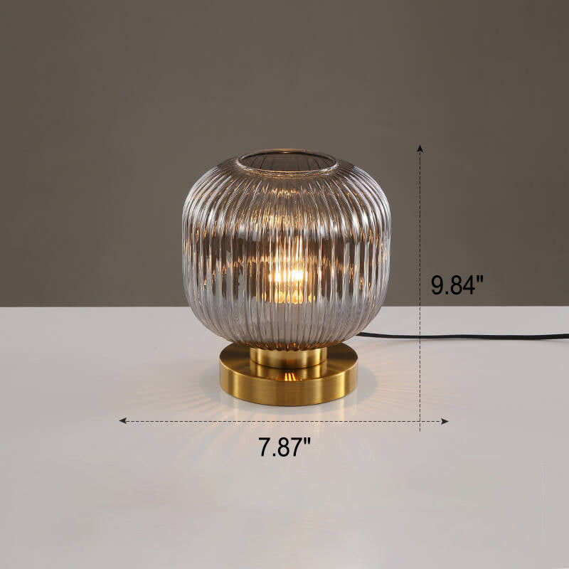 Nordic Glass &amp; Iron Table Lamp for Living Room | Havora Designer Lighting