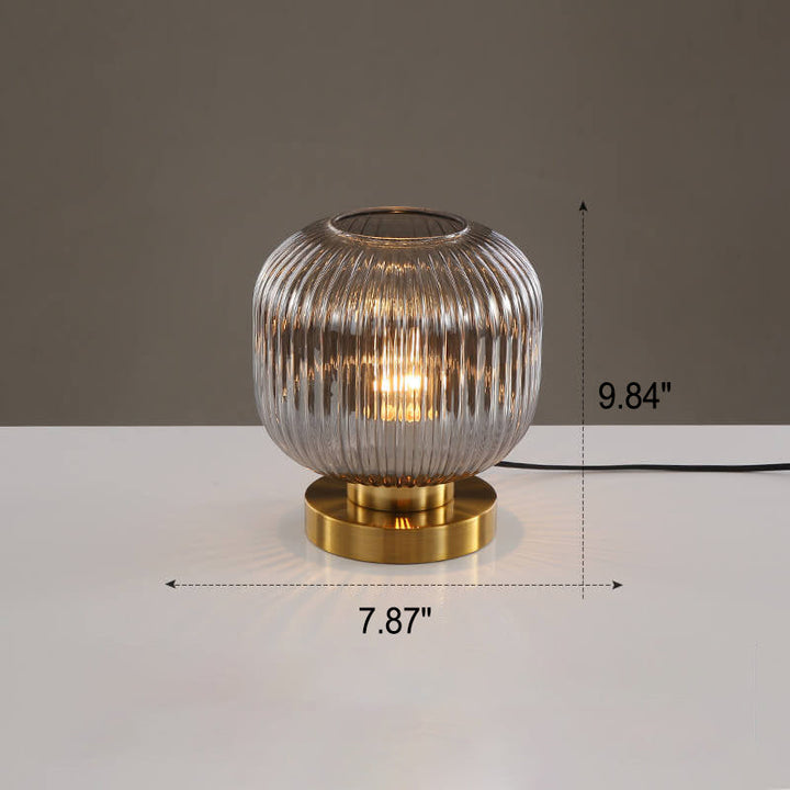 Nordic Glass &amp; Iron Table Lamp for Living Room | Havora Designer Lighting