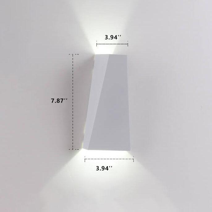 Modern Simple Trapezoid  LED  2-Light Wall Sconce Lamp