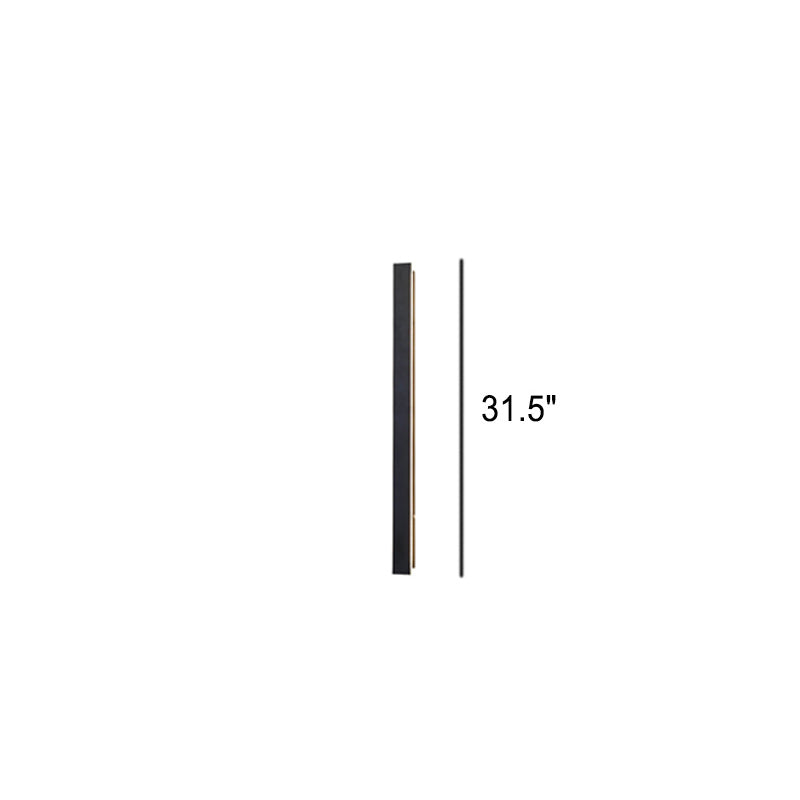 Retro Outdoor Rectangular Strip Waterproof LED Wall Sconce Lamp