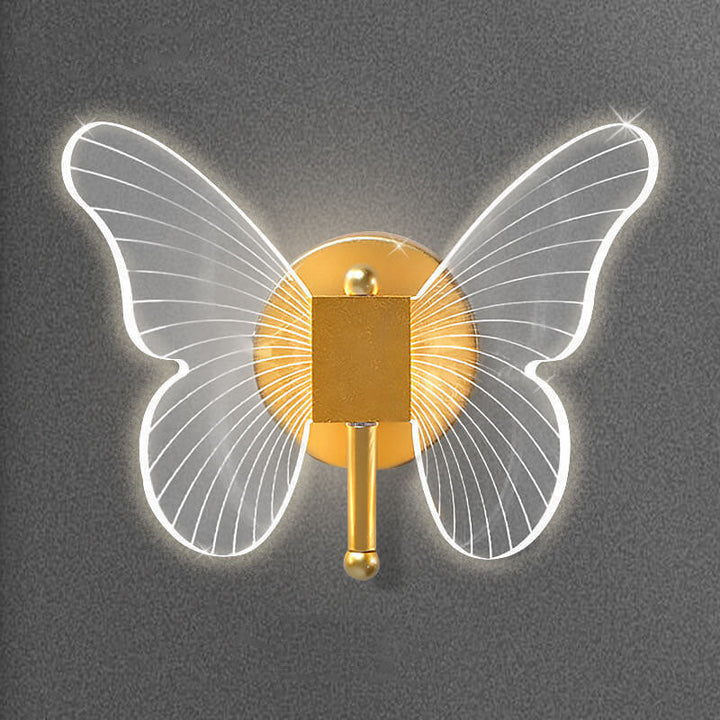 Nordic Creative Butterfly Acrylic LED Wall Sconce Lamp