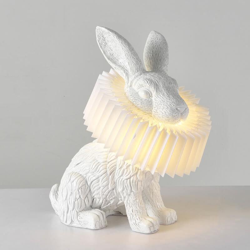 Modern Creative Rabbit Table Lamp in Resin &amp; PC — Kids Bedroom Lighting | Havora