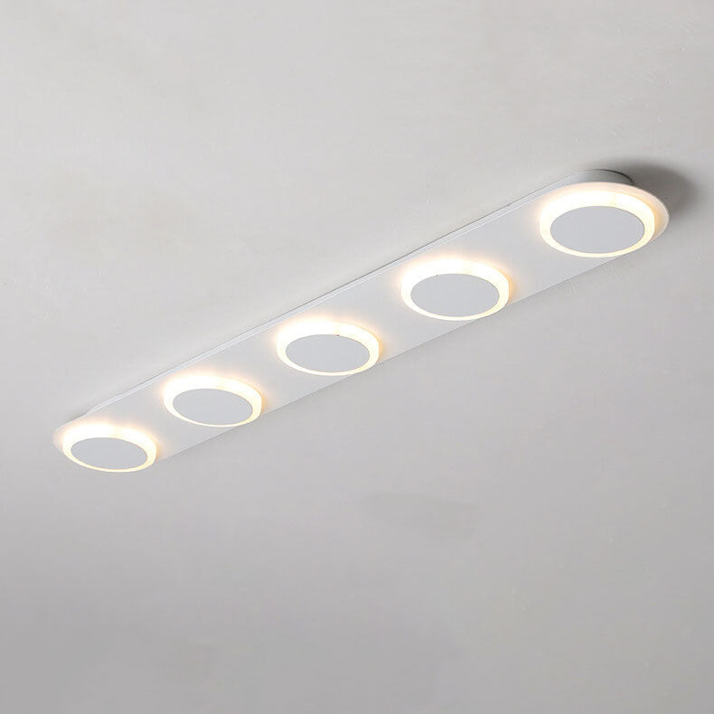 Minimalist Long Bar 3/4/5 Light  LED Flush Mount Ceiling Light