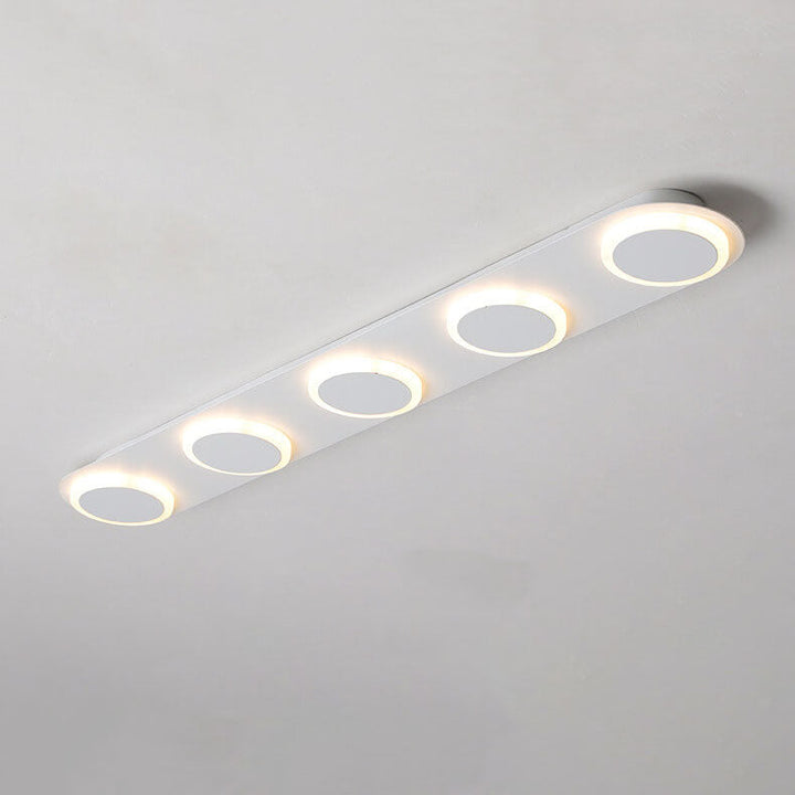 Minimalist Long Bar 3/4/5 Light  LED Flush Mount Ceiling Light