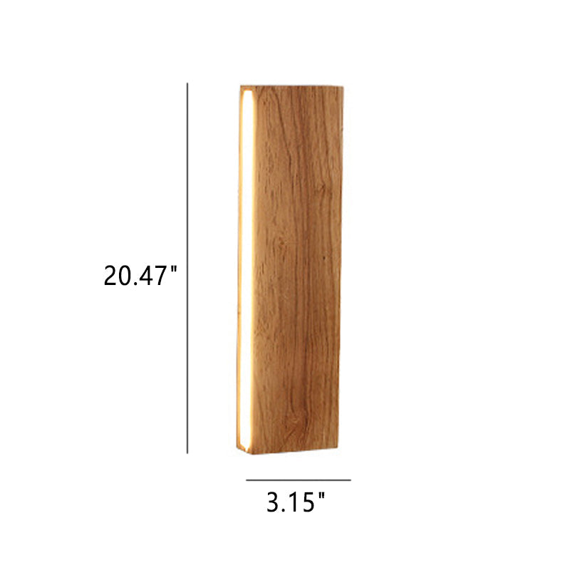 Simple Wall Sconce in Acrylic &amp; Iron — Hallway Lighting | Havora