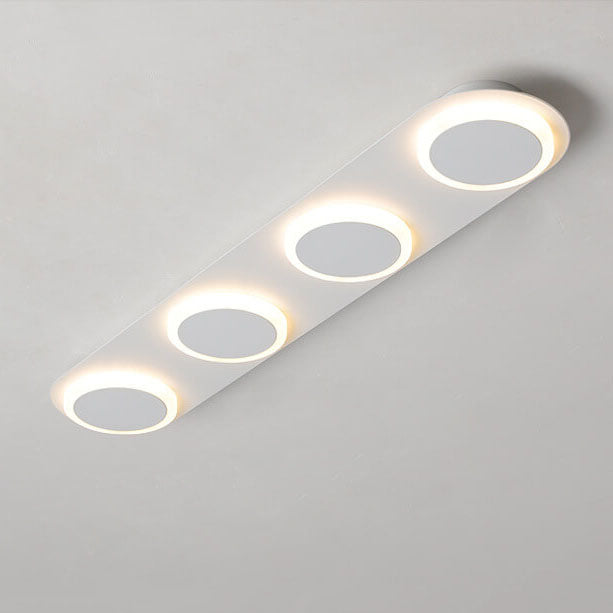 Minimalist Long Bar 3/4/5 Light  LED Flush Mount Ceiling Light