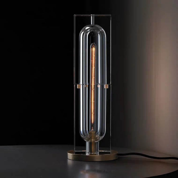 Modern Geometric Crystal Table Lamp for Living Room | Havora Designer Lighting