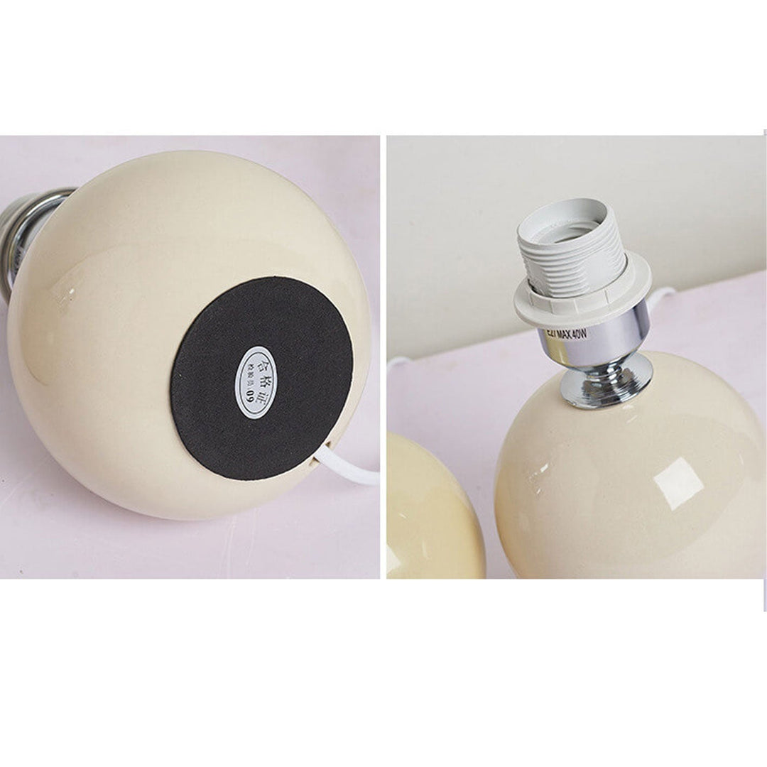 Ceramic Table Lamp, Nordic Minimalist Design for Living Room | Havora Lighting