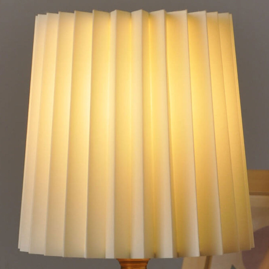 Vintage Korean Solid Wood Table Lamp for Living Room | Havora Designer Lighting