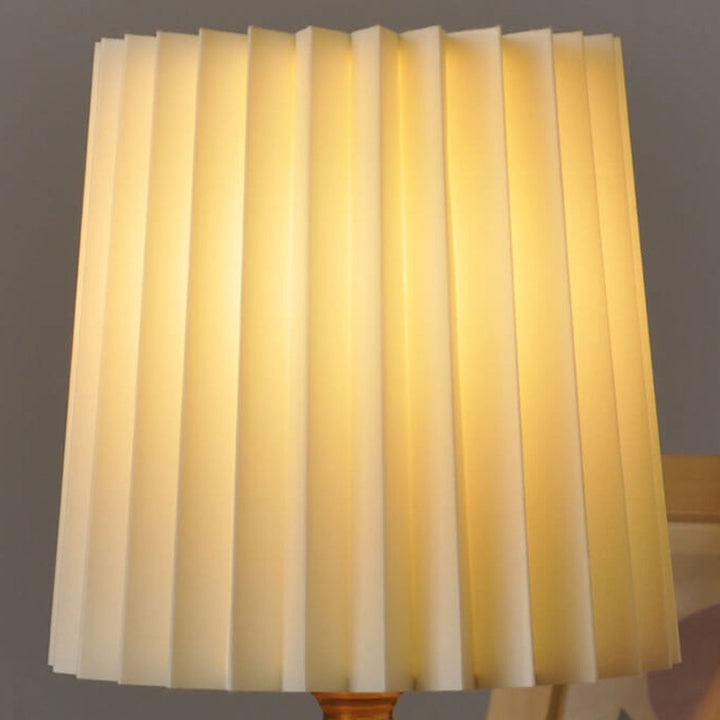 Vintage Korean Solid Wood Table Lamp for Living Room | Havora Designer Lighting