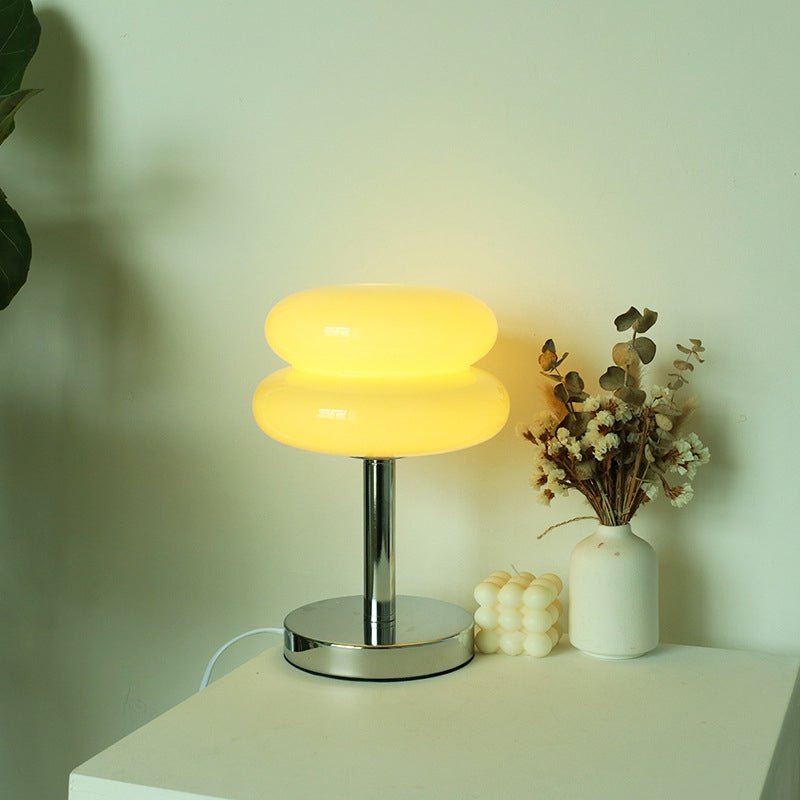 Modern Iron &amp; Glass Table Lamp for Living Room | Havora Designer Lighting