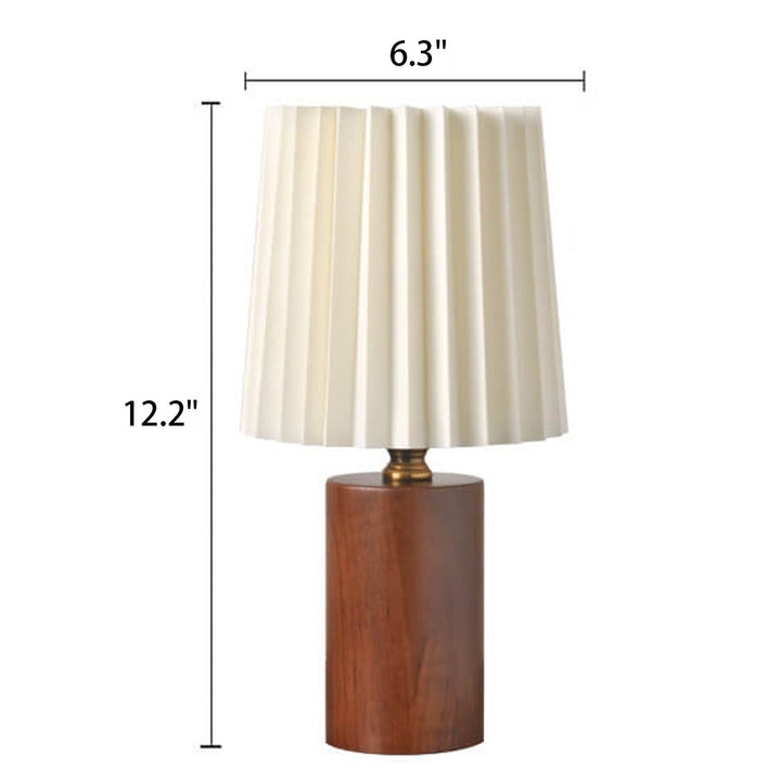 Vintage Korean Solid Wood Table Lamp for Living Room | Havora Designer Lighting