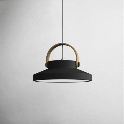 Nordic Macaron Ring Dome 1-Light LED Pendant Light