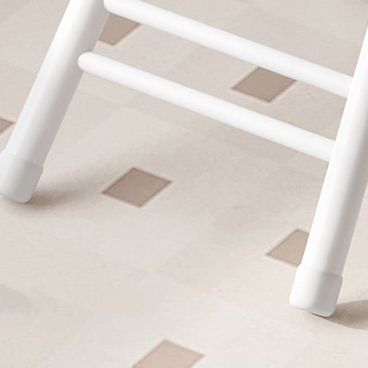 Modern Minimalist Round Medium-Density Fiberboard Iron Foldable Folding Chair For Living Room