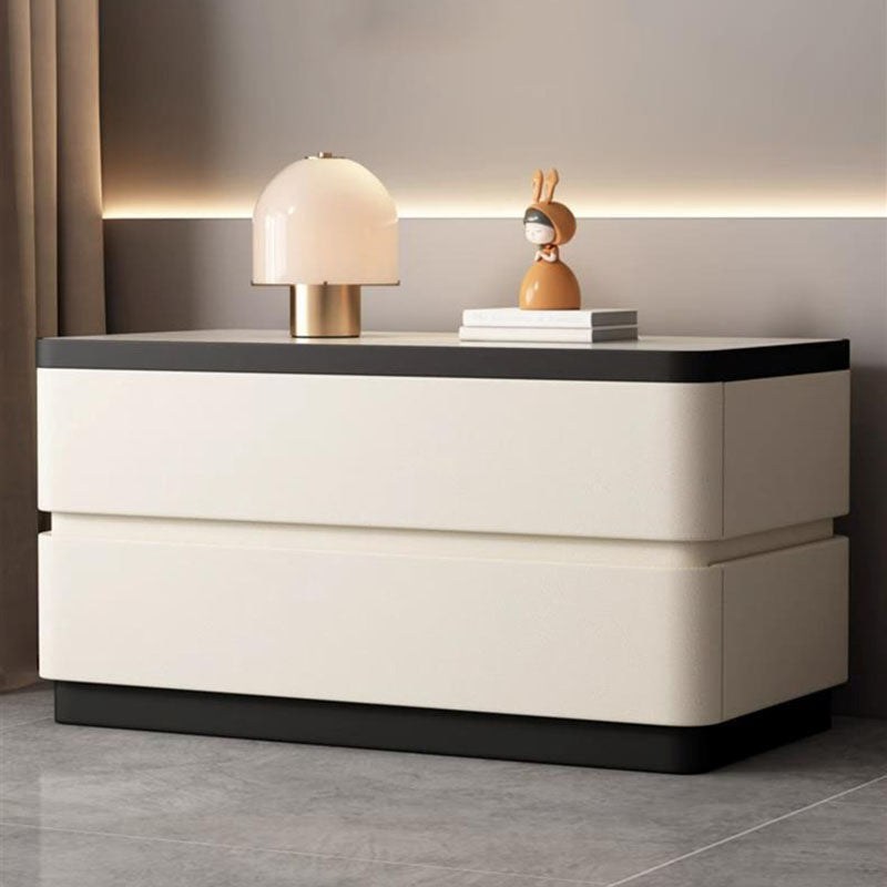 Modern Minimalist Rectangular Stone Slab Solid Wood Cat&