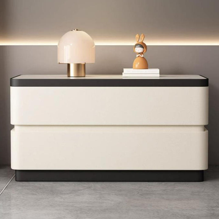 Modern Minimalist Rectangular Stone Slab Solid Wood Cat&
