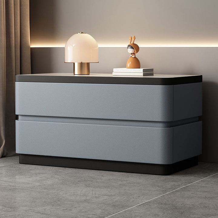 Modern Minimalist Rectangular Stone Slab Solid Wood Cat&