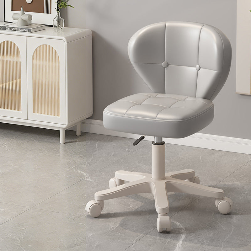 Modern Simplicity Adjustable Shell Shape Square Foam PU Leather Iron Desk Chair Backrest Armrest For Home Office