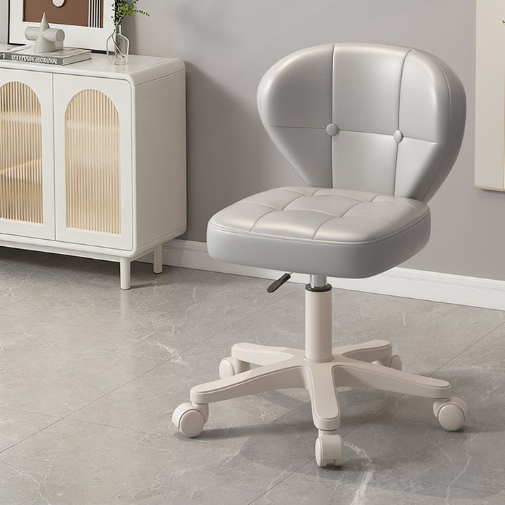 Modern Simplicity Adjustable Shell Shape Square Foam PU Leather Iron Desk Chair Backrest Armrest For Home Office
