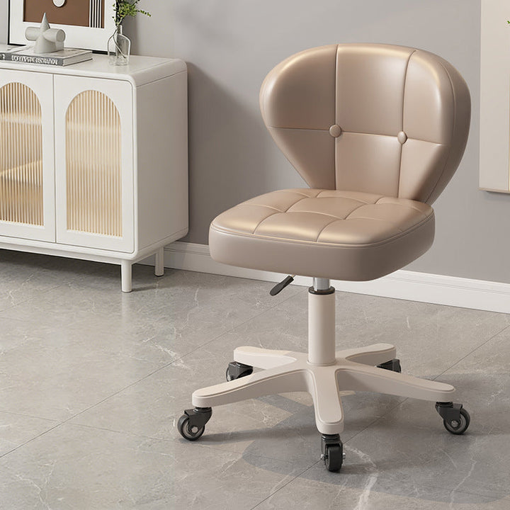 Modern Simplicity Adjustable Shell Shape Square Foam PU Leather Iron Desk Chair Backrest Armrest For Home Office