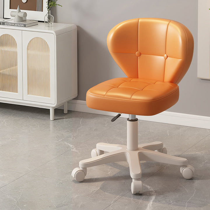Modern Simplicity Adjustable Shell Shape Square Foam PU Leather Iron Desk Chair Backrest Armrest For Home Office