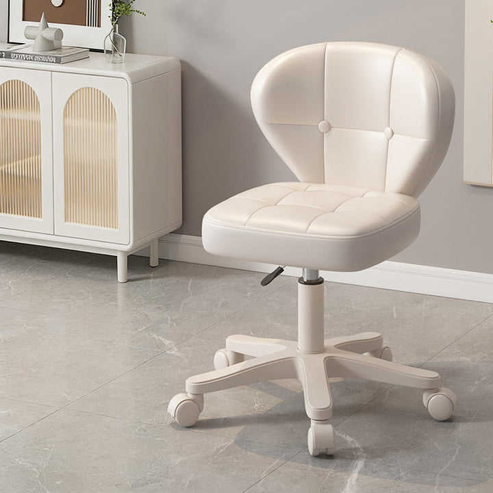 Modern Simplicity Adjustable Shell Shape Square Foam PU Leather Iron Desk Chair Backrest Armrest For Home Office