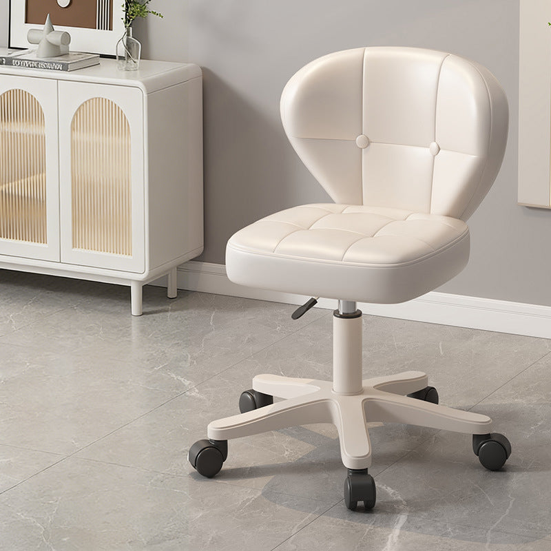 Modern Simplicity Adjustable Shell Shape Square Foam PU Leather Iron Desk Chair Backrest Armrest For Home Office